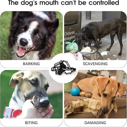 Best Dog Muzzle for Biting – Breathable Basket Muzzle to Prevent Biting and Barking