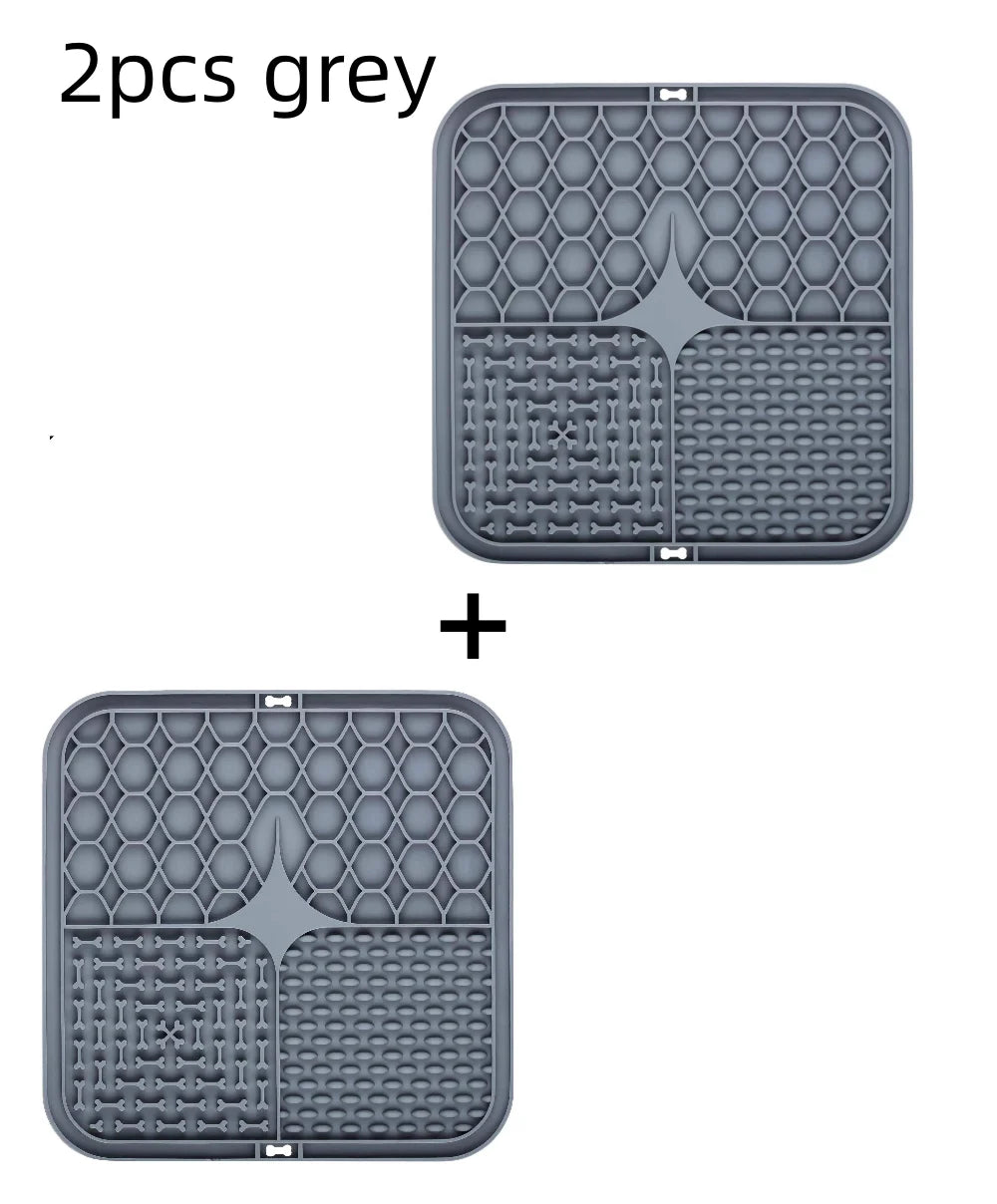Lick Bowl for Dogs – Calming Silicone Mat for Bath Time, Anxiety & Training