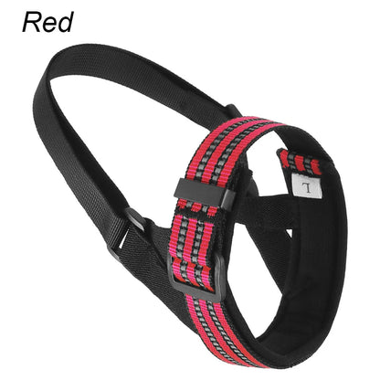 Best Reflective Dog Muzzle – Adjustable Quick Release Pet Mouth Cover for Outdoor Walking