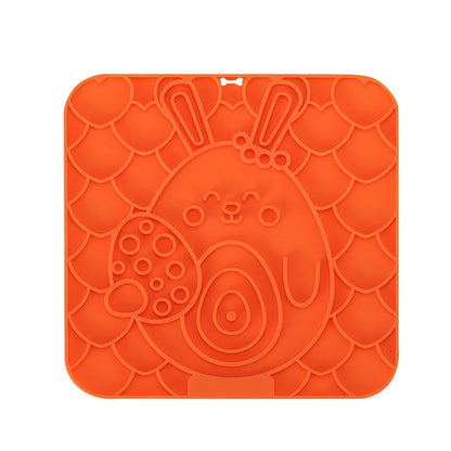 Lick Bowl for Dogs – Calming Silicone Mat for Bath Time, Anxiety & Training