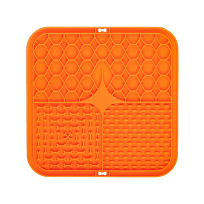 Lick Bowl for Dogs – Calming Silicone Mat for Bath Time, Anxiety & Training