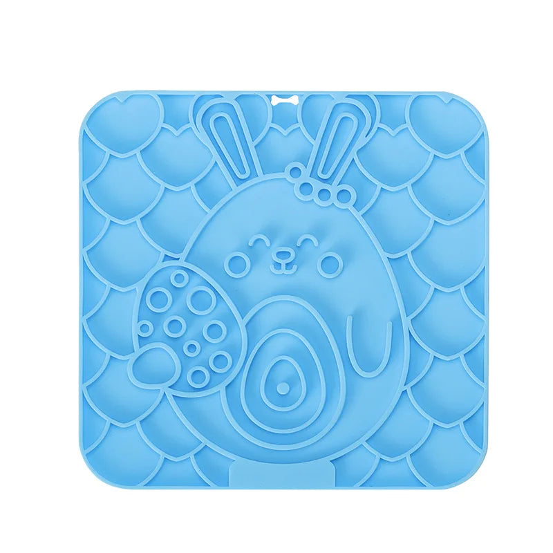 Lick Bowl for Dogs – Calming Silicone Mat for Bath Time, Anxiety & Training