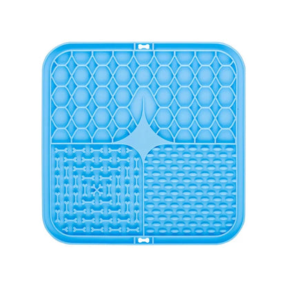 Lick Bowl for Dogs – Calming Silicone Mat for Bath Time, Anxiety & Training