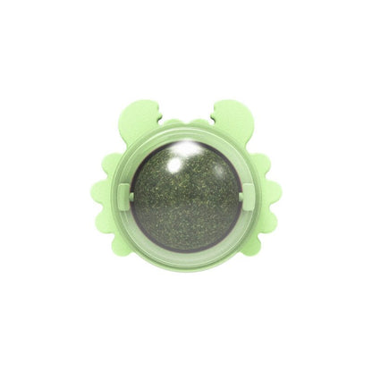 Catnip Balls for Cats – Lickable Natural Wall-Mounted Toy for Anxiety & Boredom Relief