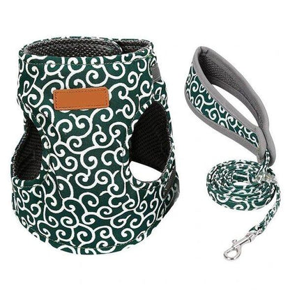 Anti Breakaway Pet Harness & Leash – Escape Proof Soft Vest for Cats and Small Dogs