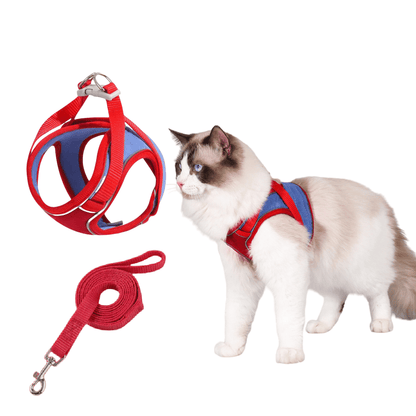 Escape Proof Cat Harness and Leash Set – Adjustable & Breathable Vest for Walking