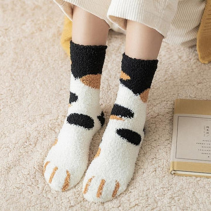 cute animal socks for women cat lovers winter cozy wear