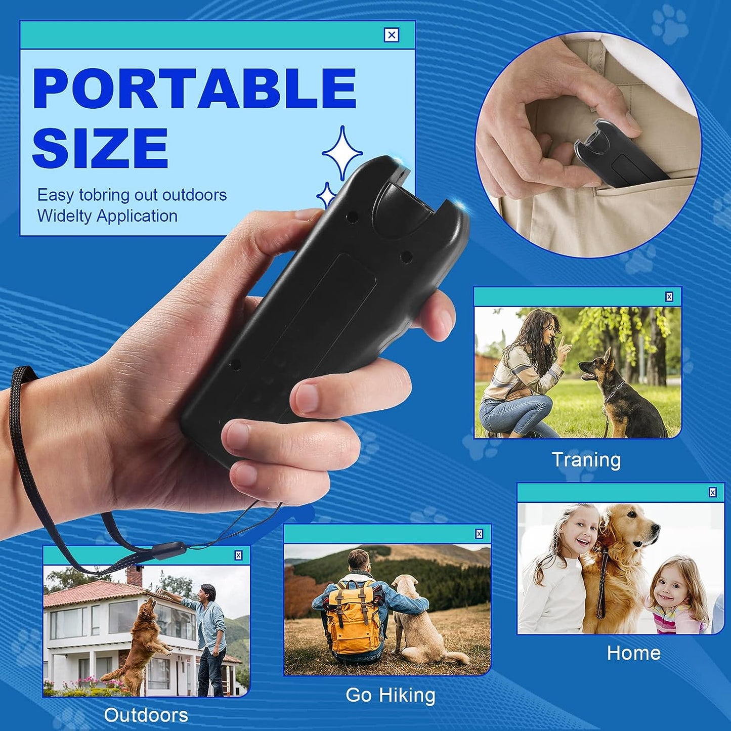 Best Ultrasonic Dog Repeller – Handheld Anti-Barking & Dog Deterrent Device for Training
