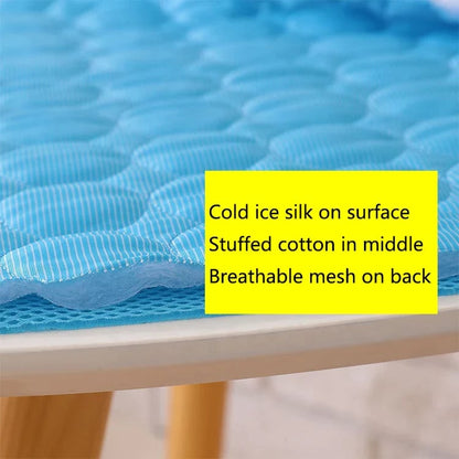 Foldable Cooling Mat for Dogs & Cats – Summer Crate Pad for Indoor or Travel Use
