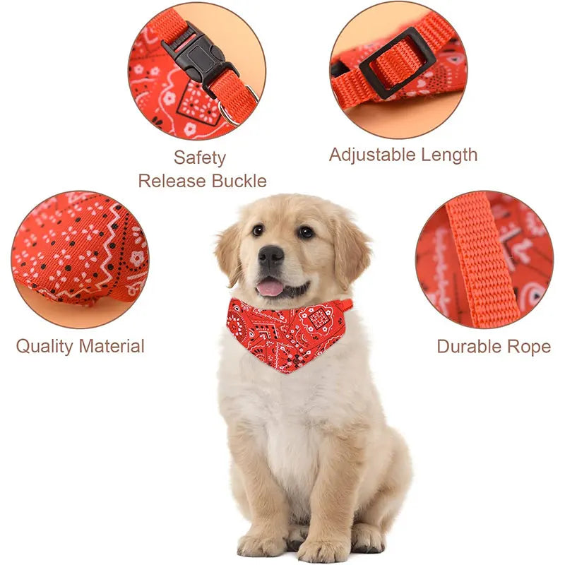 Dog scarf for fall season party dress-up