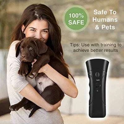 Ultrasonic Anti Barking Dog Device – Handheld Bark Control & Dog Repeller