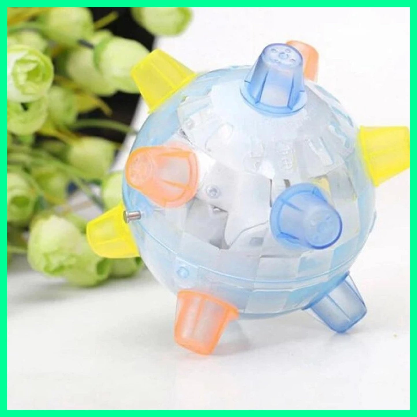 Jumping Activation Ball for Dogs – Motion-Activated, Interactive & Bouncing Puppy Toy