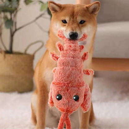 floppy lobster dog toy interactive