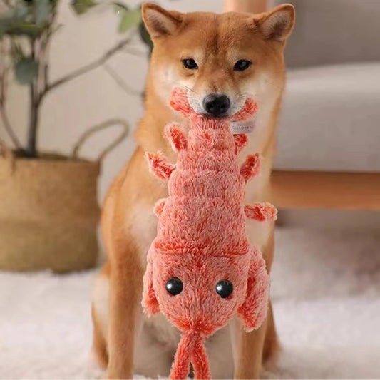 floppy lobster dog toy interactive