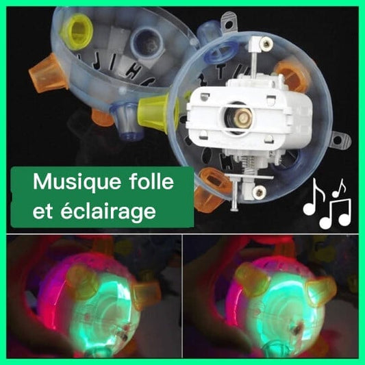motion activated dog toy ball with lights