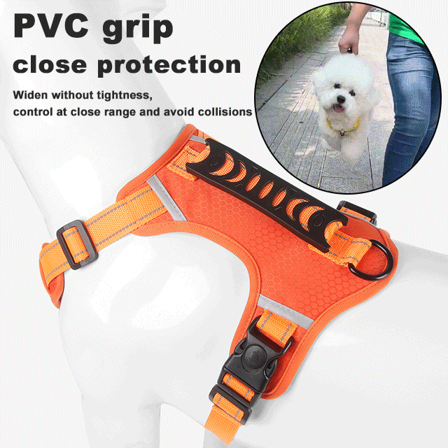 Small dog harness no pull with adjustable straps