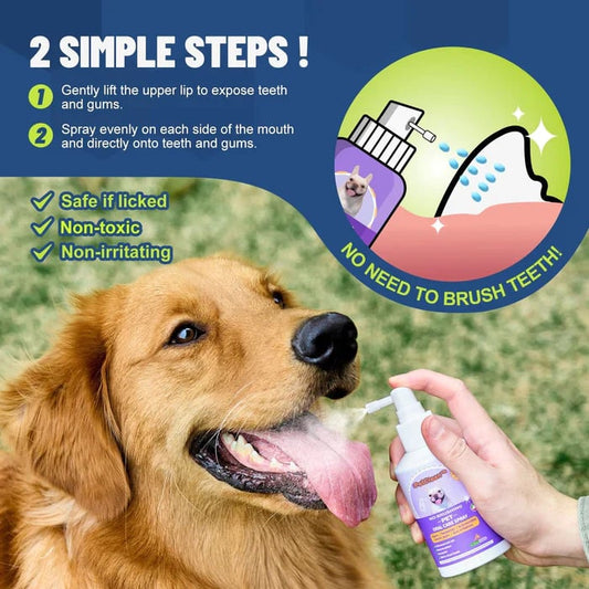 teeth cleaning spray for dogs and cats